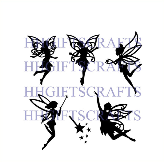 TH02 - Set of 6 - Fairies