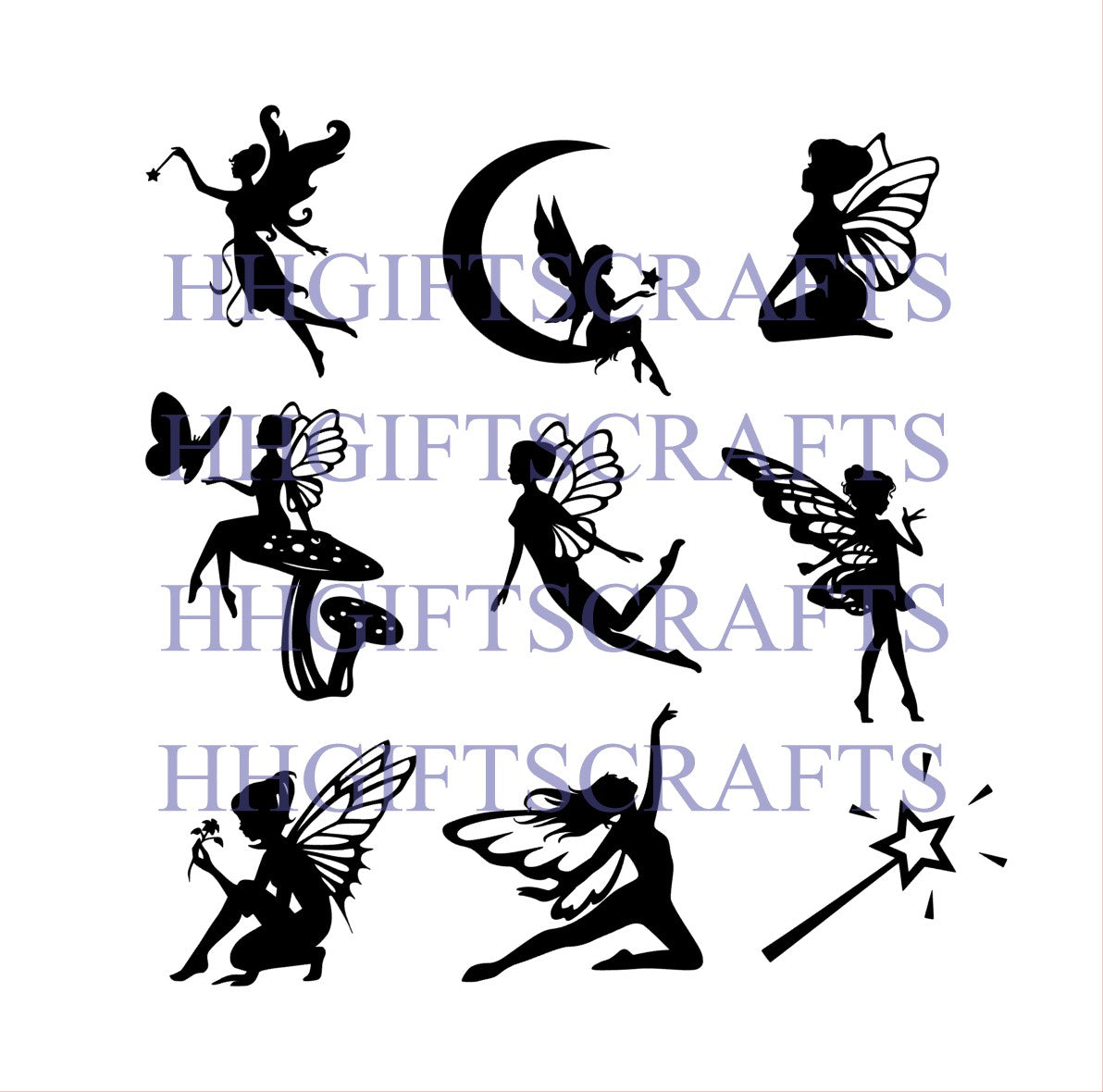 TH03 - Set of 9 - Fairies