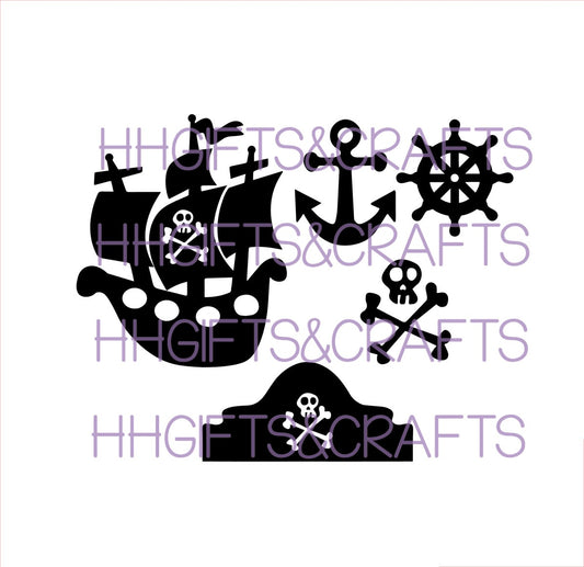 TH07 - Set of 5 - pirate