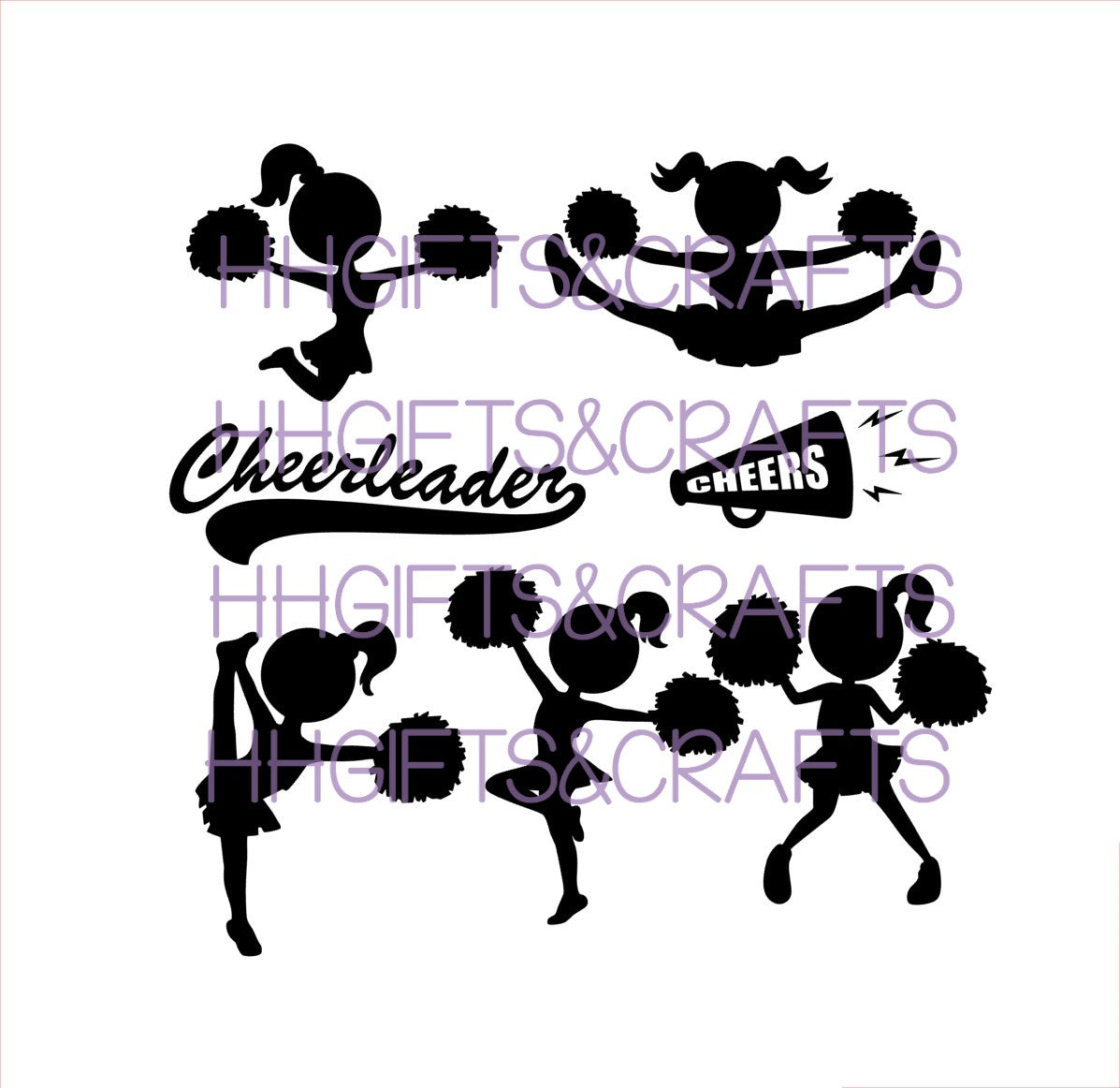 TH09 - Set of 7 - cheerleader