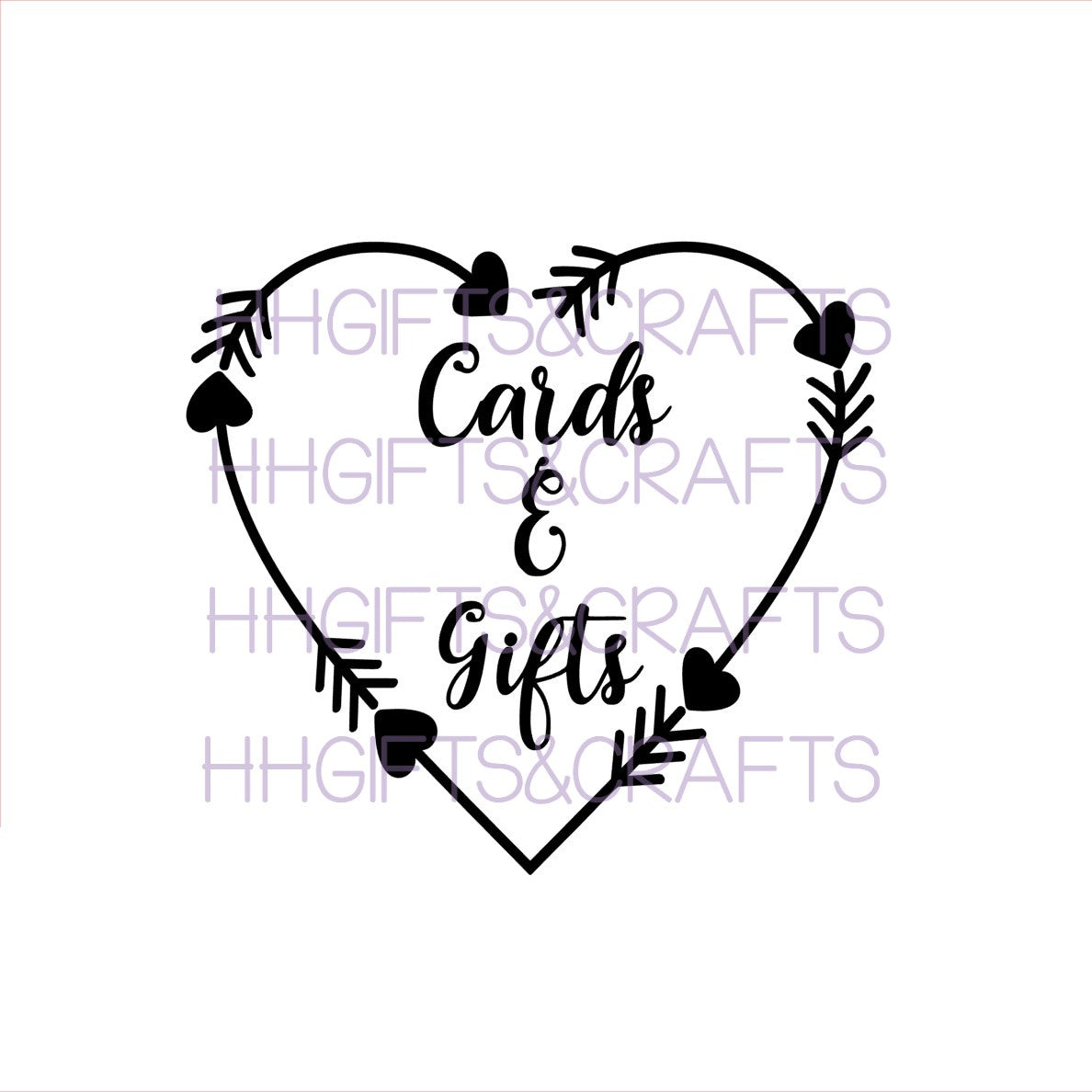 WEDL04 - CARDS AND GIFTS - HEART