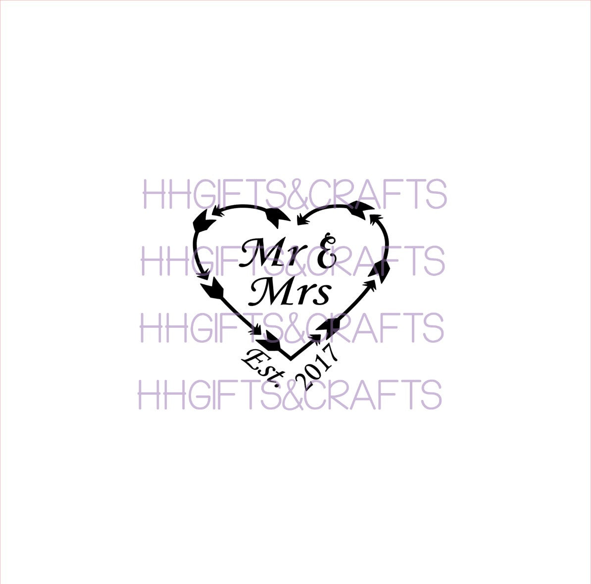 WEDS19 - MR AND MRS EST YEAR - SMALL VINYL