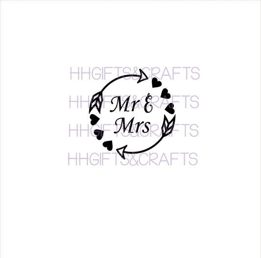 WEDS20 - MR AND MRS - SMALL VINYL