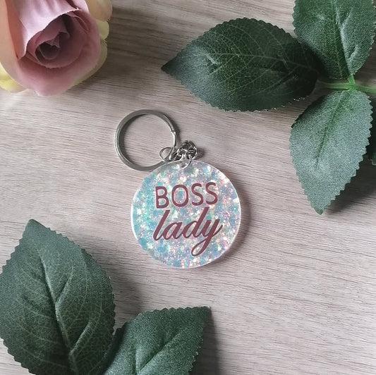 Boss Lady keyring