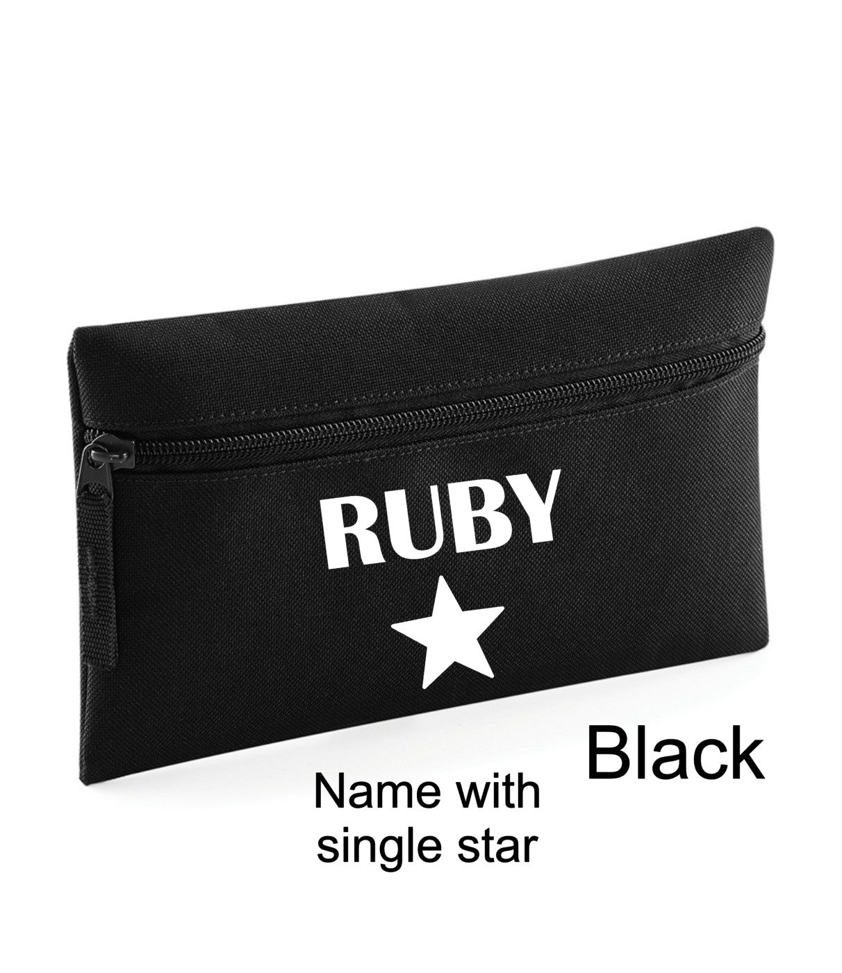 Pencil case - name and stars design