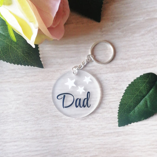 dad keyring tassel keyring fathers day gift keyring gift for dad