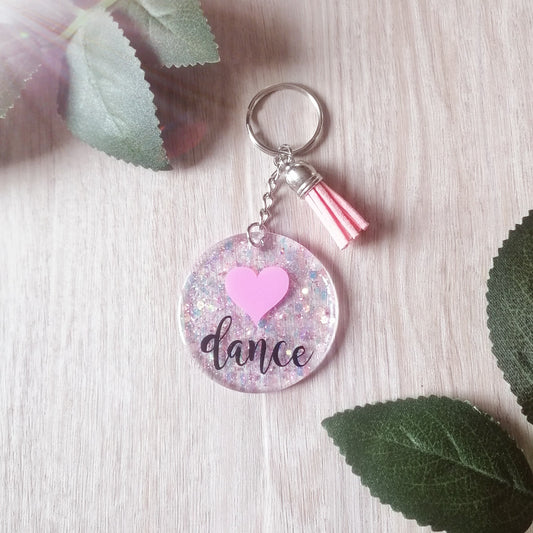 Love dance keyring