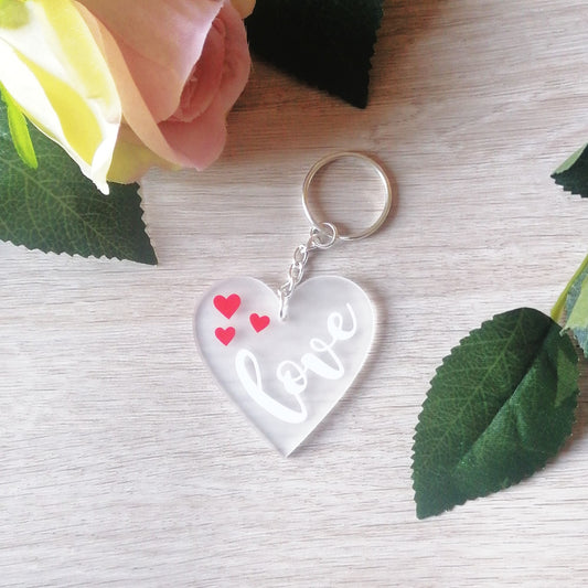 love keyring keyring gift love hearts gift birthday mum gift sister gift friend gift couple partner gift