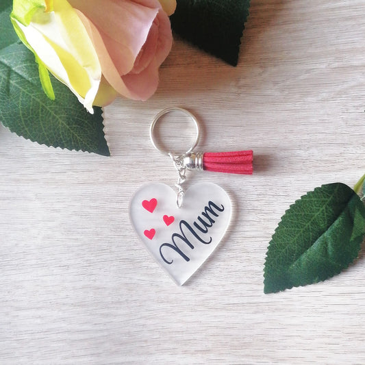 mum keyring tassel keyring mothers day gift keyring gift for mum