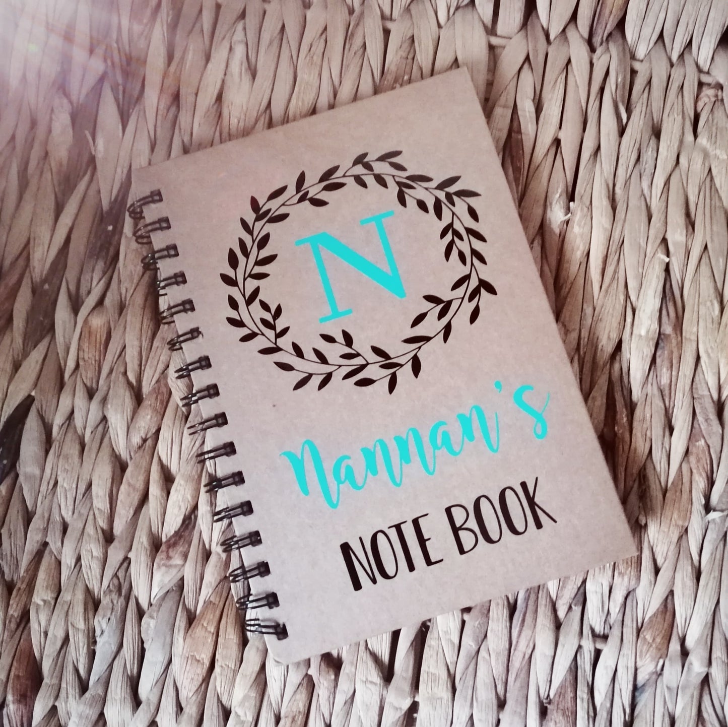 Personalised A5 notebook