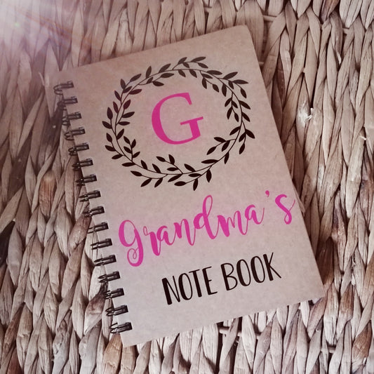 Personalised A5 notebook