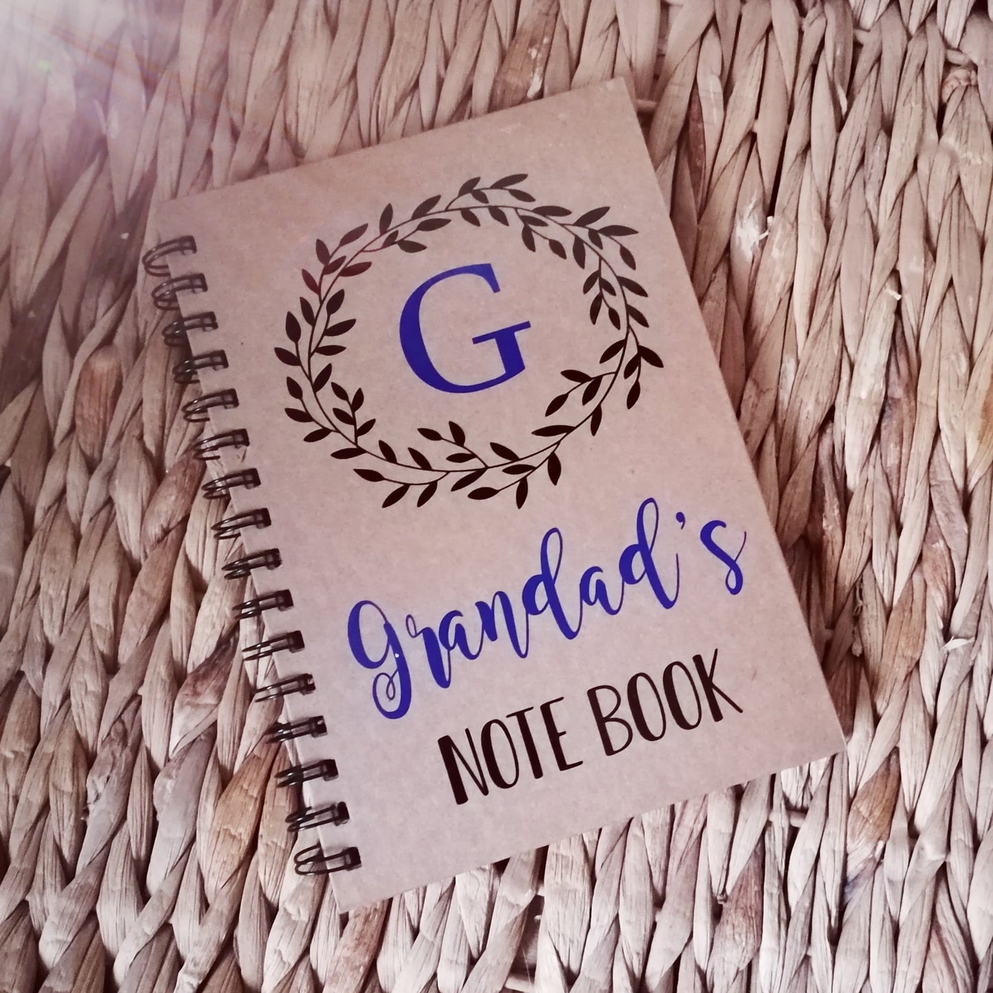 Personalised A5 notebook