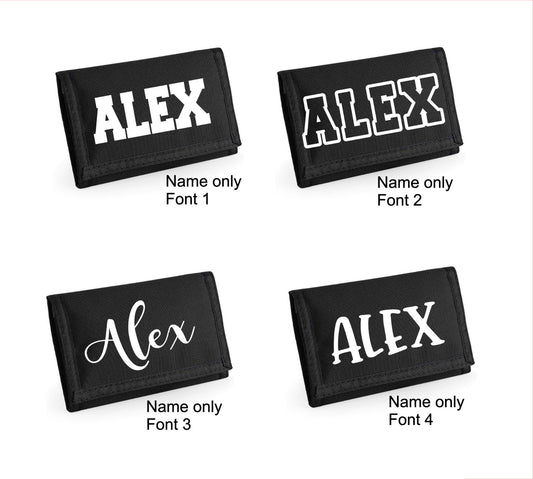 Name only wallet - personalised